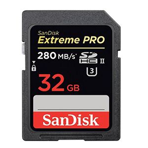 SanDisk Extreme Pro 32GB SD Card (x4)